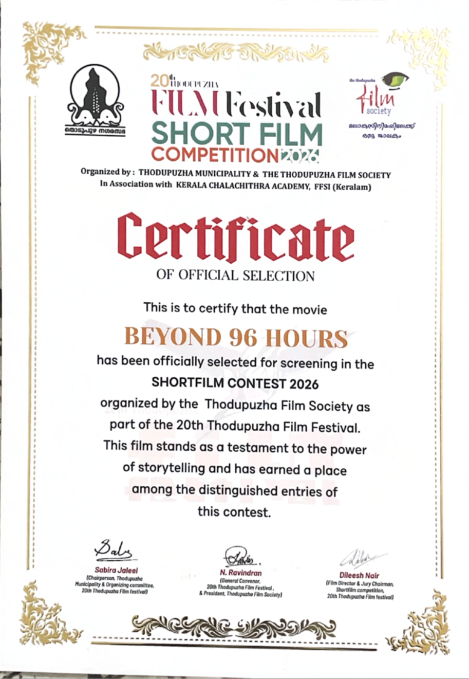 BEYOND 96 HOURS Official Selection